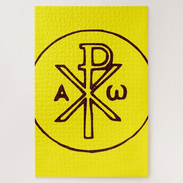 Das Chi-Rho-Christogramm-Symbol (Vertikal)