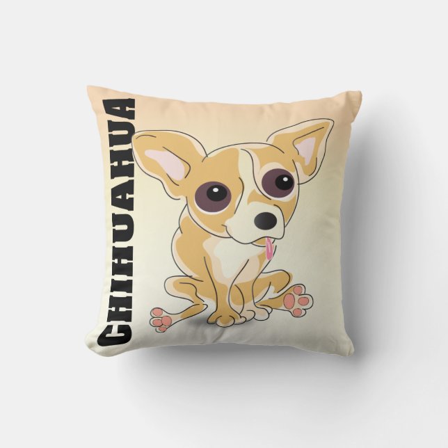 Das Chihuahua-Kissen Kissen (Vorderseite)