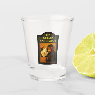 Das Chimp and Teapot Schnapsglas