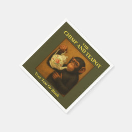 Das Chimp and Teapot Serviette