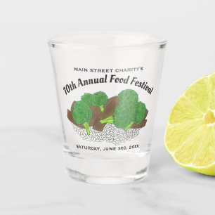 Das chinesische Restaurant Broccoli Food Festival Schnapsglas