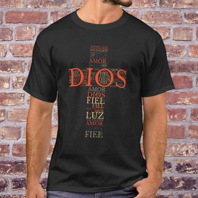 Das Christliche Spanisch der Menschen, Gott und Gl T-Shirt (Von Creator hochgeladen)