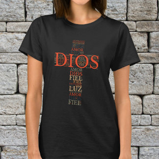 Das Christliche Spanisch von Gott und dem Glauben T-Shirt