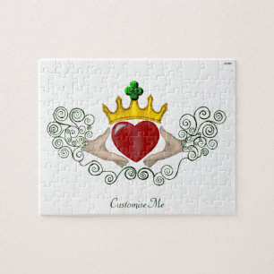 Das Claddagh (Vollfarbe)