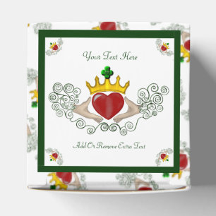 Das Claddagh (Vollfarbe) Geschenkschachtel