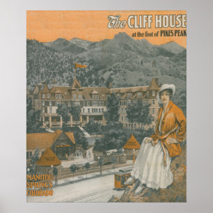 Das Cliff House & Pikes Peak Poster