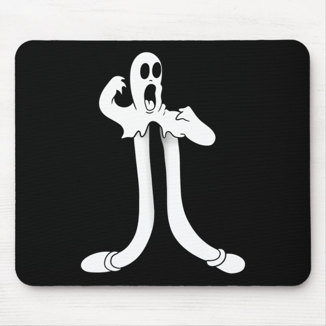 Das Clown Ghost Splits Blackwork Mousepad (Vorne)