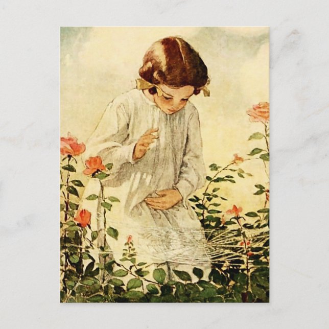 Das Cobweb von Jessie Willcox Smith Postkarte (Vorderseite)