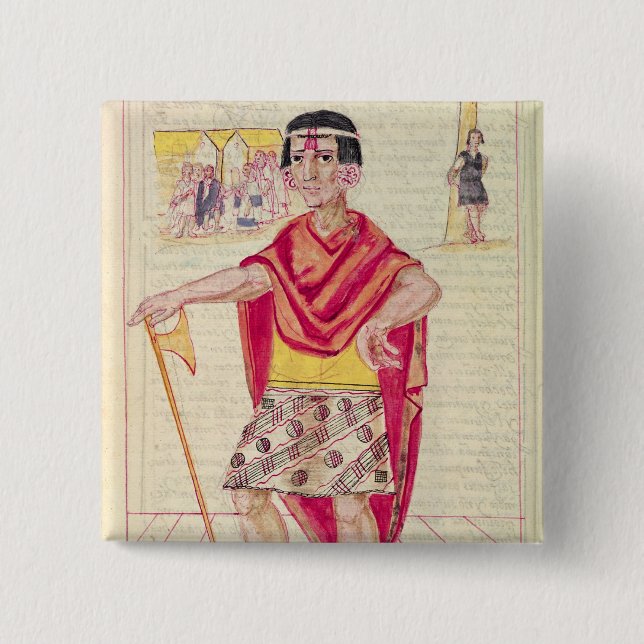 Das Codice Murua Button (Vorderseite)