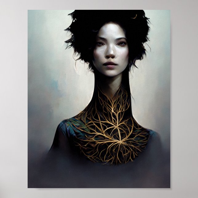 Das Collar Fantasy Scifi Art Poster (Vorne)