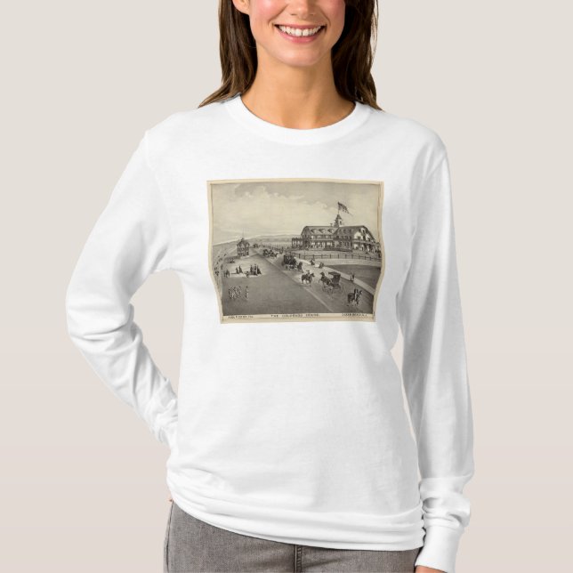 Das Colorado-Haus, Ozean-Strand, NJ T-Shirt (Vorderseite)