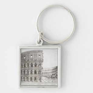 Das Colosseum, errichtet in ANZEIGE 80 (Stich) Schlüsselanhänger