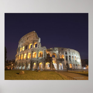 Das Colosseum oder das römische Kolosseum, Poster