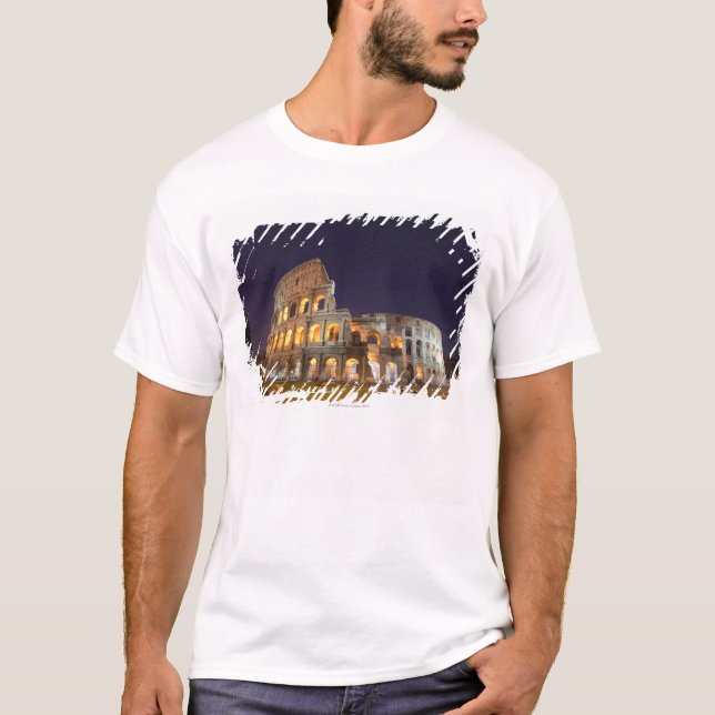 Das Colosseum oder das römische Kolosseum, T-Shirt (Vorderseite)