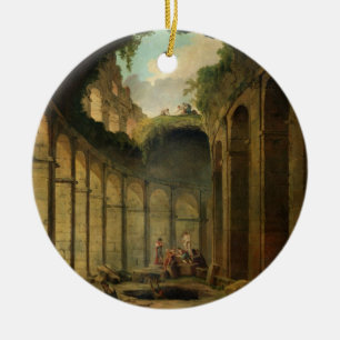 Das Colosseum, Rom (Öl auf Leinwand) Keramikornament