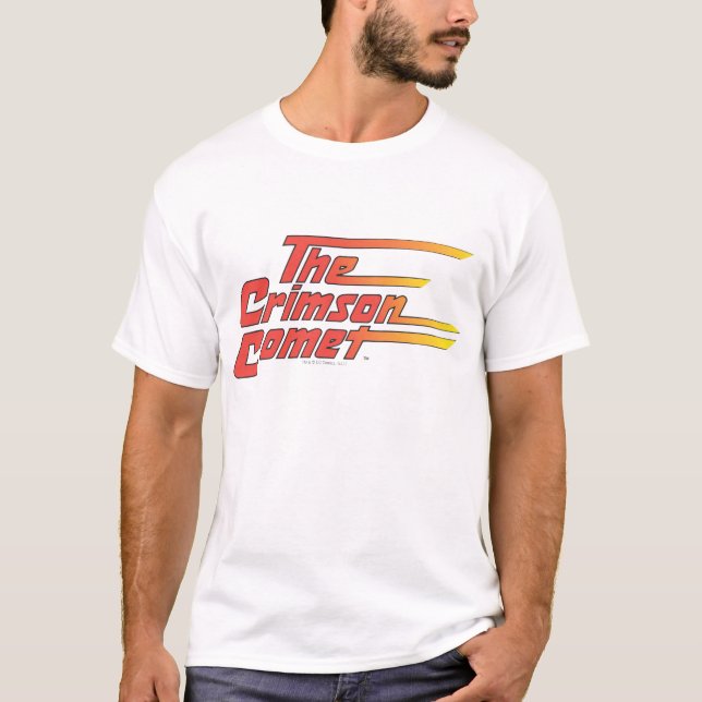 Das Comet-Logo von Crimson T-Shirt (Vorderseite)