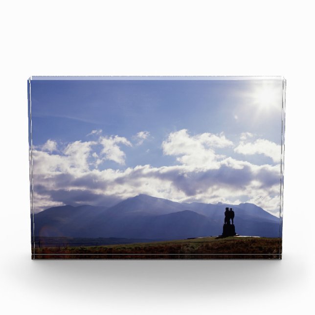 Das Commando-Monument Schottland Fotoblock (Vorderseite)