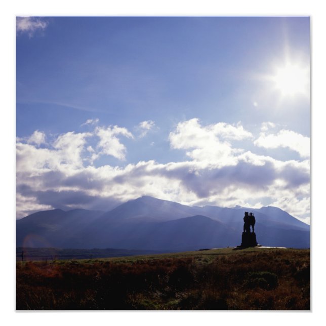Das Commando-Monument Schottland Fotodruck (Vorne)