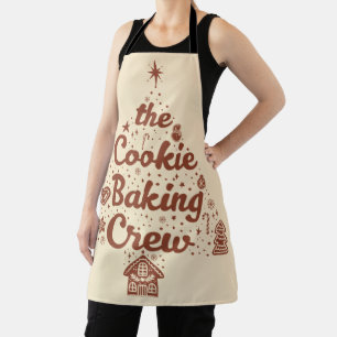 Das Cookie-Back-Crew-Weihnachtsbaum-Design Schürze