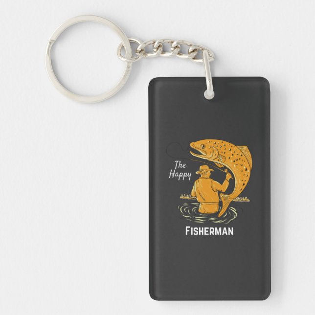 Das Coole Design der Fischer für die Liebhaber des Schlüsselanhänger (Vorderseite)