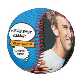 Das Coole Foto Blue, das weltweit beste Husband Fu Baseball
