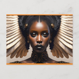 das coole Mädchen Postkarte