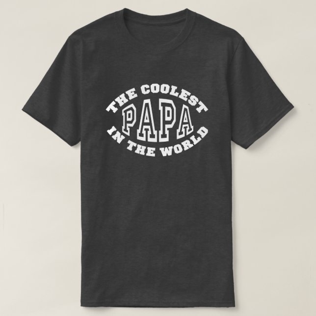 Das Coolstste Papa der Welt T-Shirt (Design vorne)