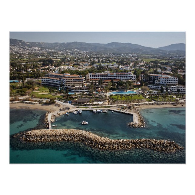 Das Coral Beach Hotel Paphos, Zypern Poster (Vorderseite)