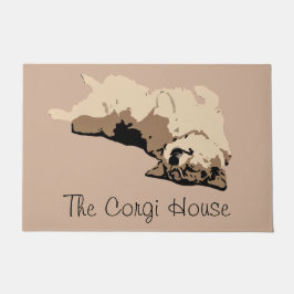 Das corgi-Haus Fußmatte