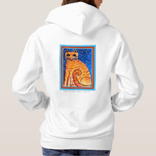 Das Cosmic Cod Logo mit der Kosmischen Katze! Hoodie