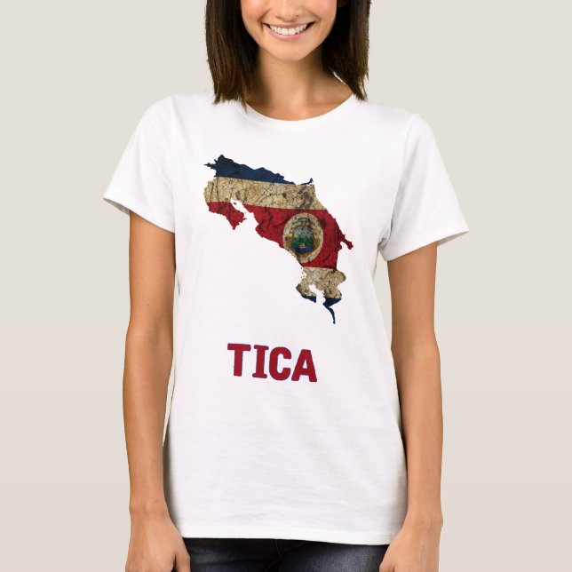 Das Costa Rica "Tica" Shirt (Vorderseite)