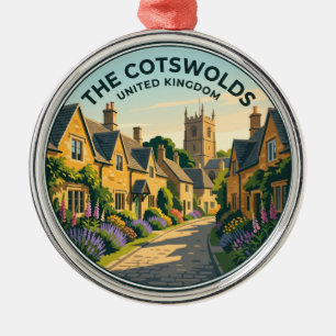 Das Cotswolds-Dorf Vereinigtes Königreich Ornament Aus Metall