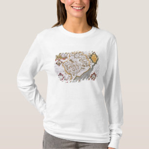 Das Countye von Monmouth, graviert durch Jodocus T-Shirt
