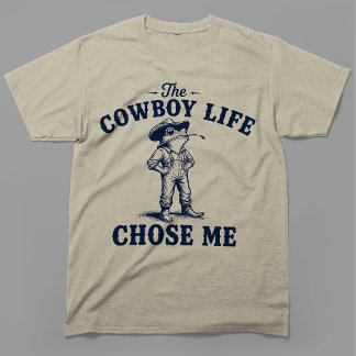 Das Cowboy-Leben hat mich lustiger Frosch gewählt T-Shirt