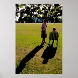 Das Cricket-Match Poster