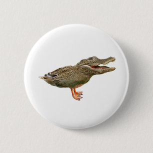 Das Crocoduck mit Füßen Button