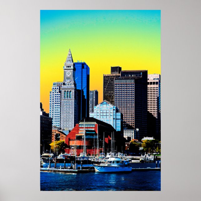 Das Custom House Boston USA Poster (Vorne)