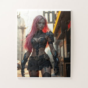 Das Cyber-Mädchen und die dystopische Zukunft