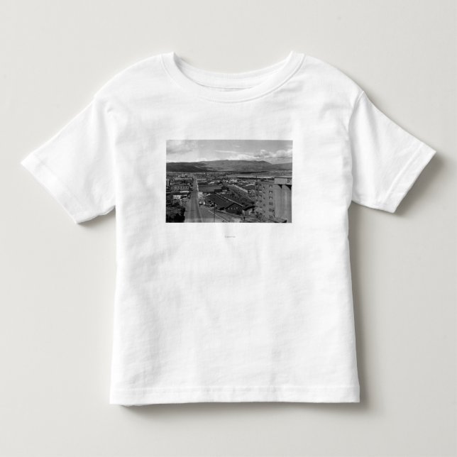 Das Dalles, Oregon-Stadtansicht, die auf 2. West Kleinkind T-shirt (Vorderseite)