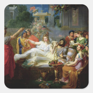 Das Damoklesschwert Quadratischer Aufkleber