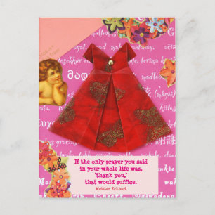 das Dankgebet Postkarte