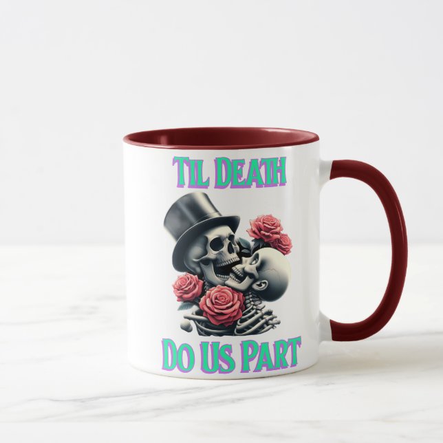Das Dapper Skelett ist eine Top-Hut-Affäre Tasse (Rechts)