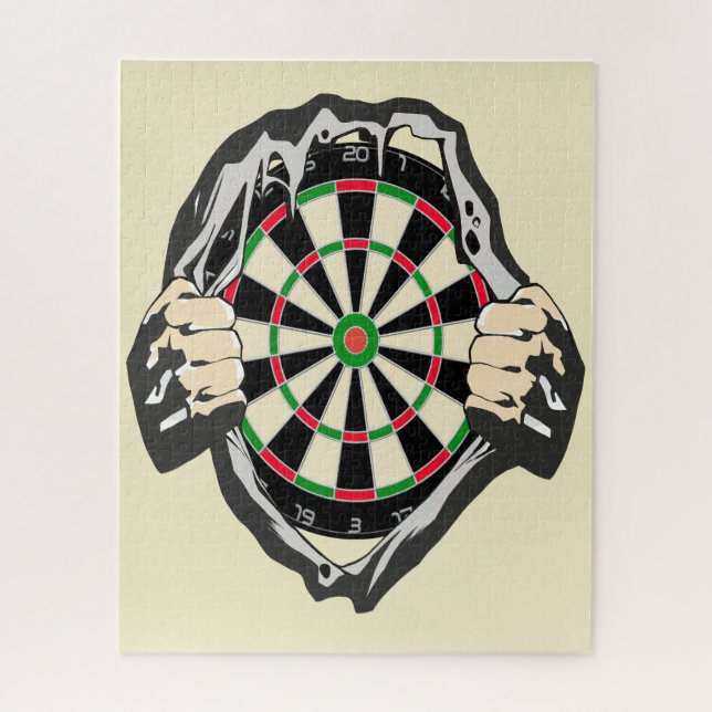 Das Dartboard auf Ihrer Brust! (Vertikal)