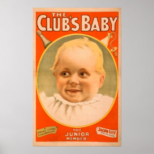 Das Das Baby-Theaterplakat des Vereins Poster
