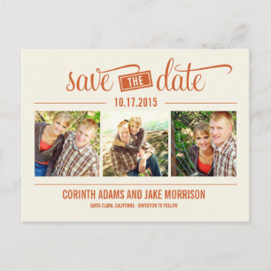 "DAS" Datum - Save The Date Karte