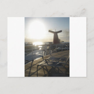 Das Deck der Karnevalsszenierung Postkarte