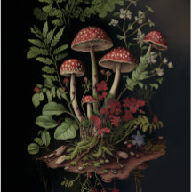 Das Dekoupage-Papier des Crimson-Clusters