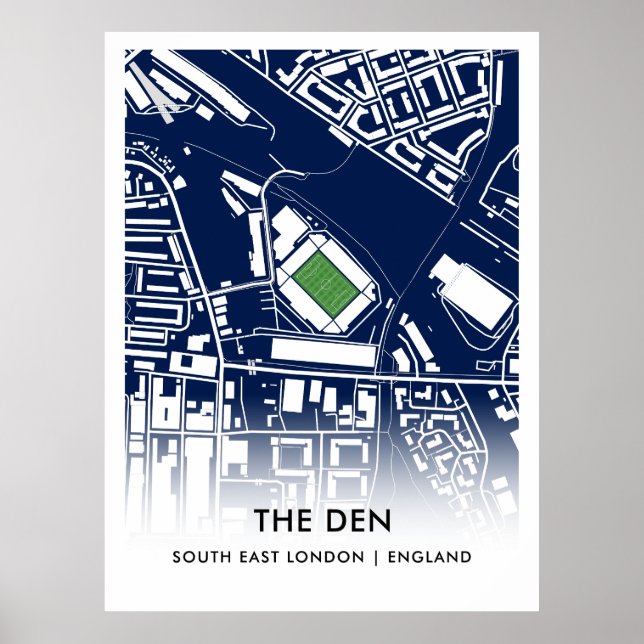 Das Den Poster - Zuhause des Millwall FC (Vorne)