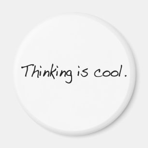 Das Denken ist cool Magnet