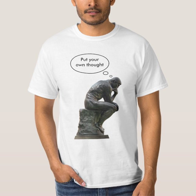 Das Denker-kundengerechte T-Shirt (Vorderseite)